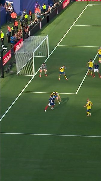 Mbappé opens the scoring for France against Sweden. #FIFAWorldCupOnYT
