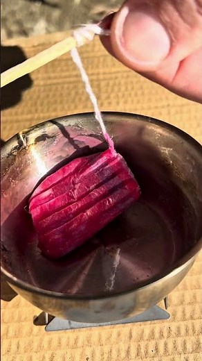 🔥 Survival Hack: Waterproof Fire Starter Using Cheese Wax & a Tampon | Bushcraft Tip #campfire
