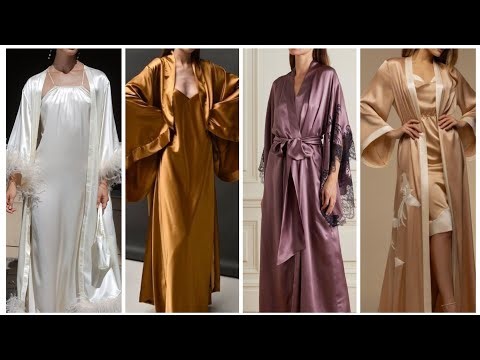 So beautiful silk nighty designing ideas for womens
