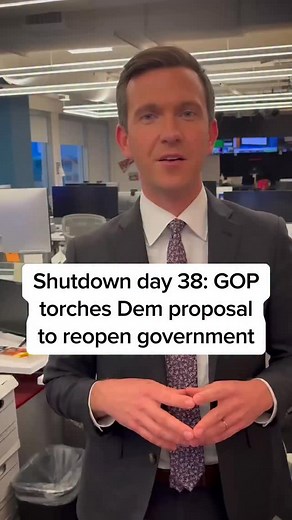 51K views · 902 reactions | On day 38 of the government shutdown, Senate Democrats unveiled their first official offer to reopen the government. Almost immediately, Republicans rejected it. MSNBC Senior White House Reporter @vaughn_hillyard explains where things stand in Congress. Click the link in our bio to read more. | MS NOW | Facebook