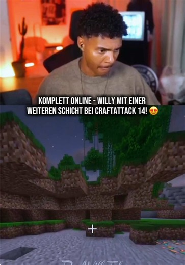 Komplett online - @Niklas-Wilson mit einer weiteren Schicht bei CraftAttack 14! 😍 #niklaswilson #minecraft #craftattack #online #fyp