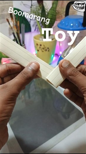 easy paper boomarang toy,paper boomarang.#shorts #trend
