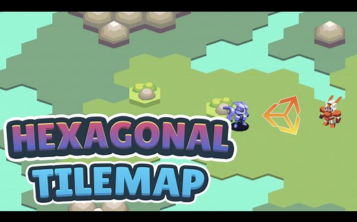 Unity 2D Levels with Hexagonal Tilemap / 使用六边形Tilemap制作地图（含人物格子间移动和迷雾效果）
