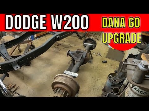 Dana 60 Rear Install: 1980 Dodge W200 Restoration
