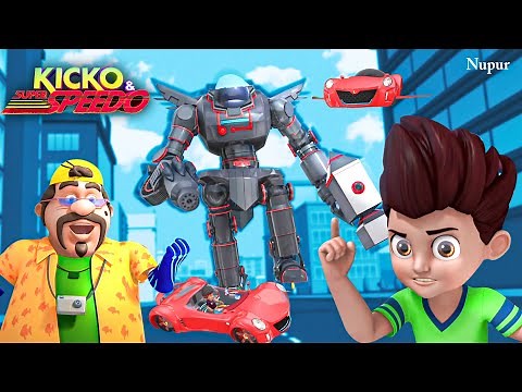 Super Speedo VS Super Robot | Kicko And Super Speedo | Latest Episode | Action-Packed Kids Cartoon