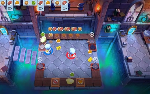 星星不够啦，快回头刷星星啦，两个人也是有希望通关的！！！！【地狱厨房2/胡闹厨房2/overcooked 2】 游戏实况 游戏实况 第六集