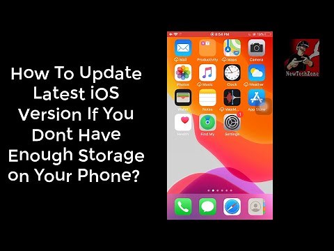 How to Update iOS If You Have Low Storage on iPhone | Connect iPhone with iTunes