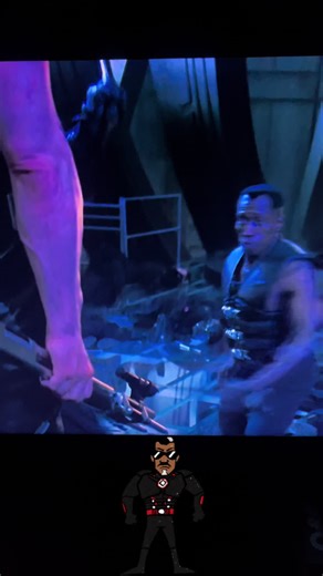 After that suplex hell boy knew he was cooked 🤣 #blade #blade2 #marvel #film #marvelcomics