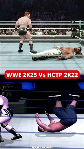 WWE 2K25 vs 2K22 HCTP — Sheamus Brogue Kick Comparison 😳⚡