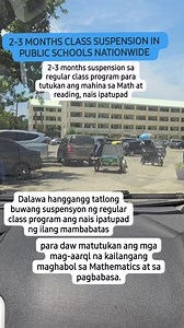 210K views · 313 reactions | 2-3 months class supspension nationwide, nais ipatupad #fbreels #fbreelsvideo #depedtambayan | Deped Tambayan PH | Facebook