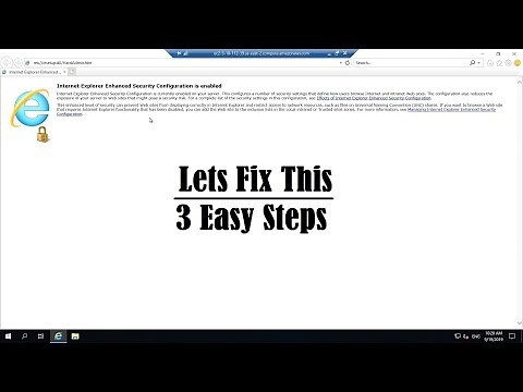 How To Disable Internet Explorer Enhanced Security Configuration Is Enabled AWS Windows Server