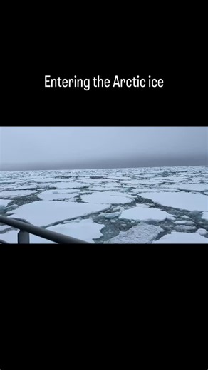 Entering the Arctic ice for the first time in the Arctic season. Incredible as always! #arctic #ice #travel #arcticadventure | Tiphanie May | Facebook