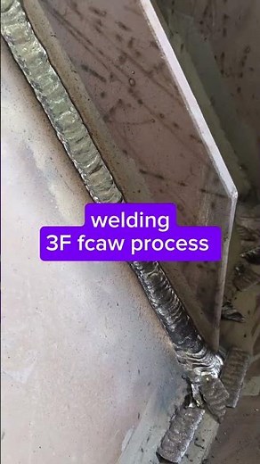 vertical welding fcaw process