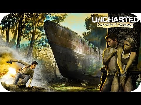 Uncharted: Drake's Fortune PC Gameplay 60FPS [PS Now on PC]