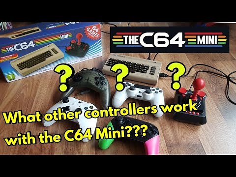What other CONTROLLERS work with the C64 Mini? UPDATE - CHECK new video, link in description