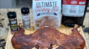 Smoked Turkey Sandwich using the @LanesBBQ Ultimate Turkey Kit!
