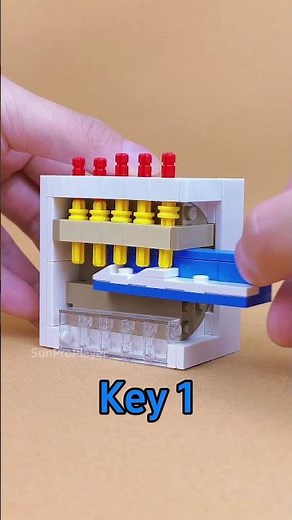 How does a key open a lock? Explained with LEGO