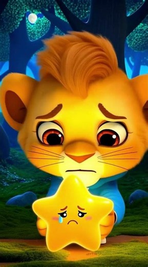 Leo Finds a Magical Golden Star! ⭐✨ | AI Cartoon Story for Kids #shorts