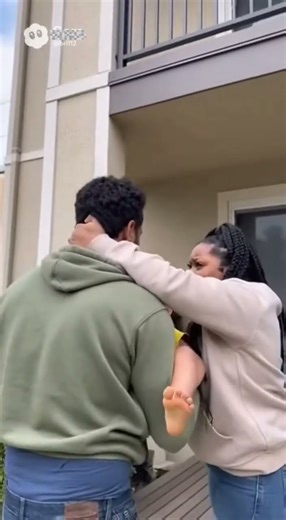 Baby slipped from balcony then saved by man / Unbelievable rescue Man catches child #short