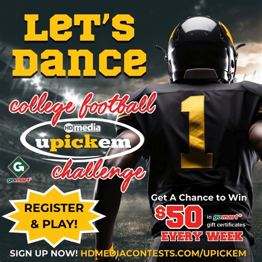 🔥🏈 It’s SATURDAY — and that means wall-to-wall COLLEGE FOOTBALL! 🏈🔥 Get your snacks ready, your team gear on, and your picks LOCKED IN. The matchups are huge, the rivalries are spicy, and anything can happen on a Saturday. Think you know how it all shakes out? Prove it in HD Media’s uPick’em College Football Challenge! Make your picks now: hdmediacontests.com/upickem Let’s see who’s calling the upsets today. 👀💥 #CollegeFootball #GameDaySaturday #HDMedia #GoMart #UPickEmChallenge #GridironG