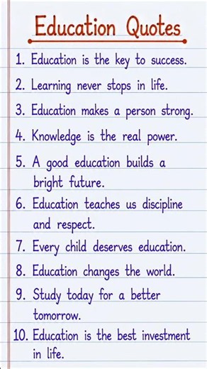 Education Quotes in English | Beautiful Handwriting