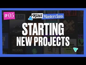 How To Start A New Project In Kittl (and Add Templates To It)