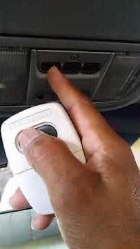 Como programar control de garage integrado en honda odessey, progracion de control de la cochera.