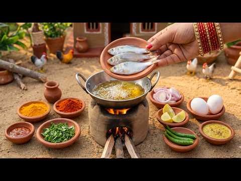 Miniature Fish Pakora with Spicy Sauce 🐟🔥 Fish Croquettes Cutlet | Fish Chop Recipe