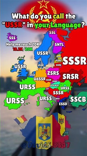 What do you call the "USSR" in your Language? #history #europe #geography #mappinguprising #map
