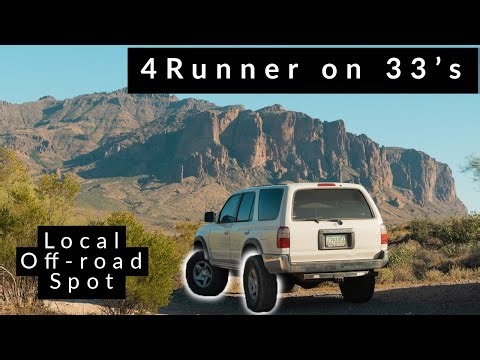 3rd Gen 4runner gets 33's - Hitting a Trail Close to Home - EP. 46 - 98 Toyota 4Runner