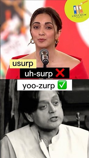 USURP meaning and pronunciation with #kiaraadvani #shashitharoor #learnenglish #advancedenglish