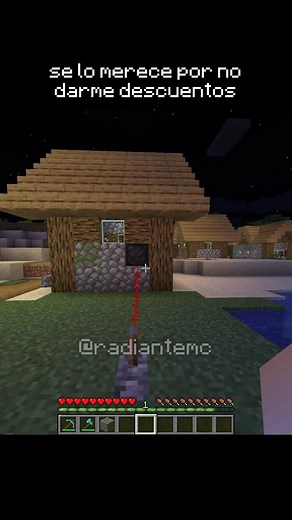 se lo merece por no darme descuentos Tags: #minecraft #mcpe #minecraftbuild #mcbuilds #minecraftjava #minecraftonly #minecraftideas #minecraftinspiration #minecraftart #minecraftdesign #minecraftdesigns #minecraftmedieval | radiantemc