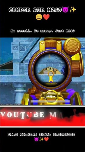 M249 Chala Di | YouTube MACCY #bgmi #shorts