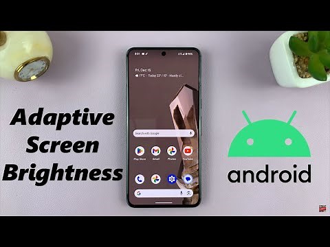 How To Turn ON /OFF Automatic (Adaptive) Screen Brightness On Android (Google Pixel)