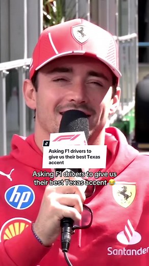Lights out and away we go! We asked F1 drivers to give us their best Texas accent and this is how it went 😂 #usgp #f1 #formula1 #maxverstappen #charlesleclerc #oscarpiastri