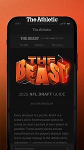 91K views · 11 reactions | The goal for “The Beast” is the same each year — to create the most comprehensive and detailed NFL Draft guide available. From background information to scouting analysis and NFL-verified testing data for thousands of prospects, this is a passion project that takes more than a year to put together. This version of “The Beast” includes more than 400 player profiles and rankings for nearly 2,700 prospects. | The Athletic | Facebook