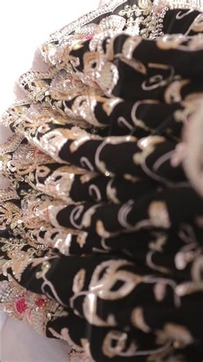 SKU: ARNG-4528 Elegant Black Georgette Saree with Heavy Floral Sequin Embroidery | New Arrival 2026