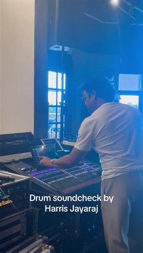 Legendary Drum Soundcheck by Harris Jayaraj
