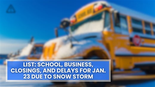 LIST: School, Churches, Business, closings and delays due to snow storm