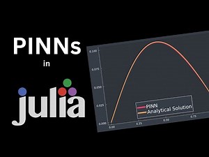Physics-Informed Neural Networks in Julia