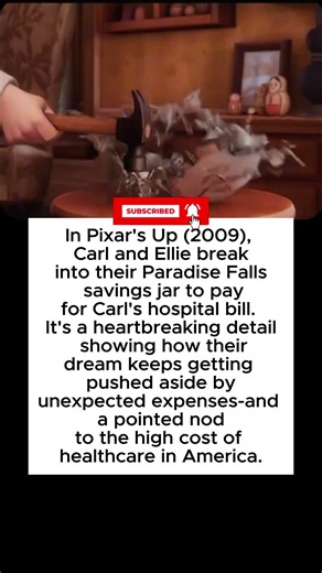 Up’s Most Heartbreaking Detail Was Hidden in Carl and Ellie’s Savings#shorts