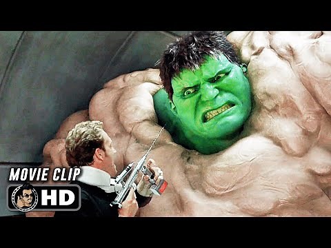 HULK Clip - "Hulk Escapes Military Base" (2003)