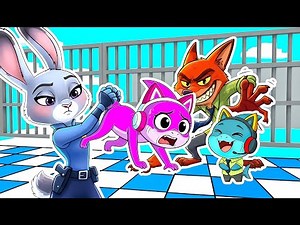 Epic Zootopia Prison 2 Escape! 2D Roblox Parkour Chaos!