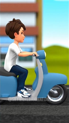 I'm learning to ride a scooter #shorts #short #shortvideo