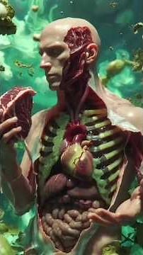 Meat Digestion: Watch What Happens Inside Your Stomach & Brain!