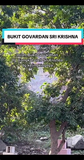 Wisata Religi di Bukit Govardhan, India