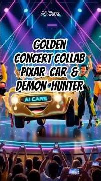 Golden Concert Collab | Pixar Car & Demon Hunter #PixarStyle #cars #ai