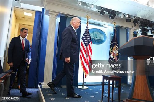 U.S. President Donald Trump and Central Intelligence Agency Director...