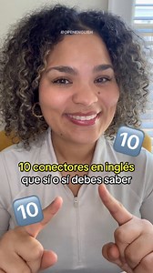 11K views · 162 reactions | ¡Aprende 10 conectores en inglés en 1...