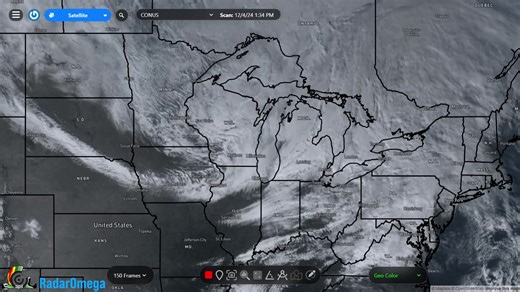 17 reactions · 3 comments | This Geo Color satellite loop depicts the strong low pressure system associated with the arctic cold front sweeping across the Great Lakes and Northeast today! Satellite data like this is available to all subscribers. | RadarOmega | Facebook